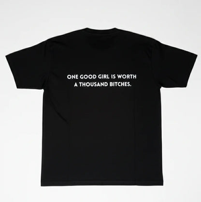 One Good Girl Is Worth A Thousand Bitches OverSized Unisex T-Shirt
Share